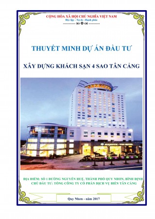Lập dự án đầu tư khách sạn 4 sao Tân cảng Quy Nhơn Bình Định